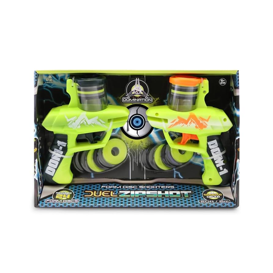 Amazon.com: Lanard Duel Disc Domination Zip Shot : Sports